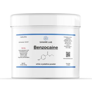 Benzocain Powder 100 g (3.5 oz), 99% Purity