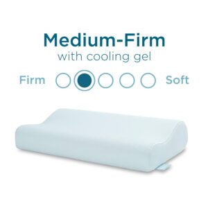 Tempur-Pedic TEMPUR-Adapt + Cooling 3-Inch King Mattress Topper and TEMPUR Ergo Cooling Neck Pillow