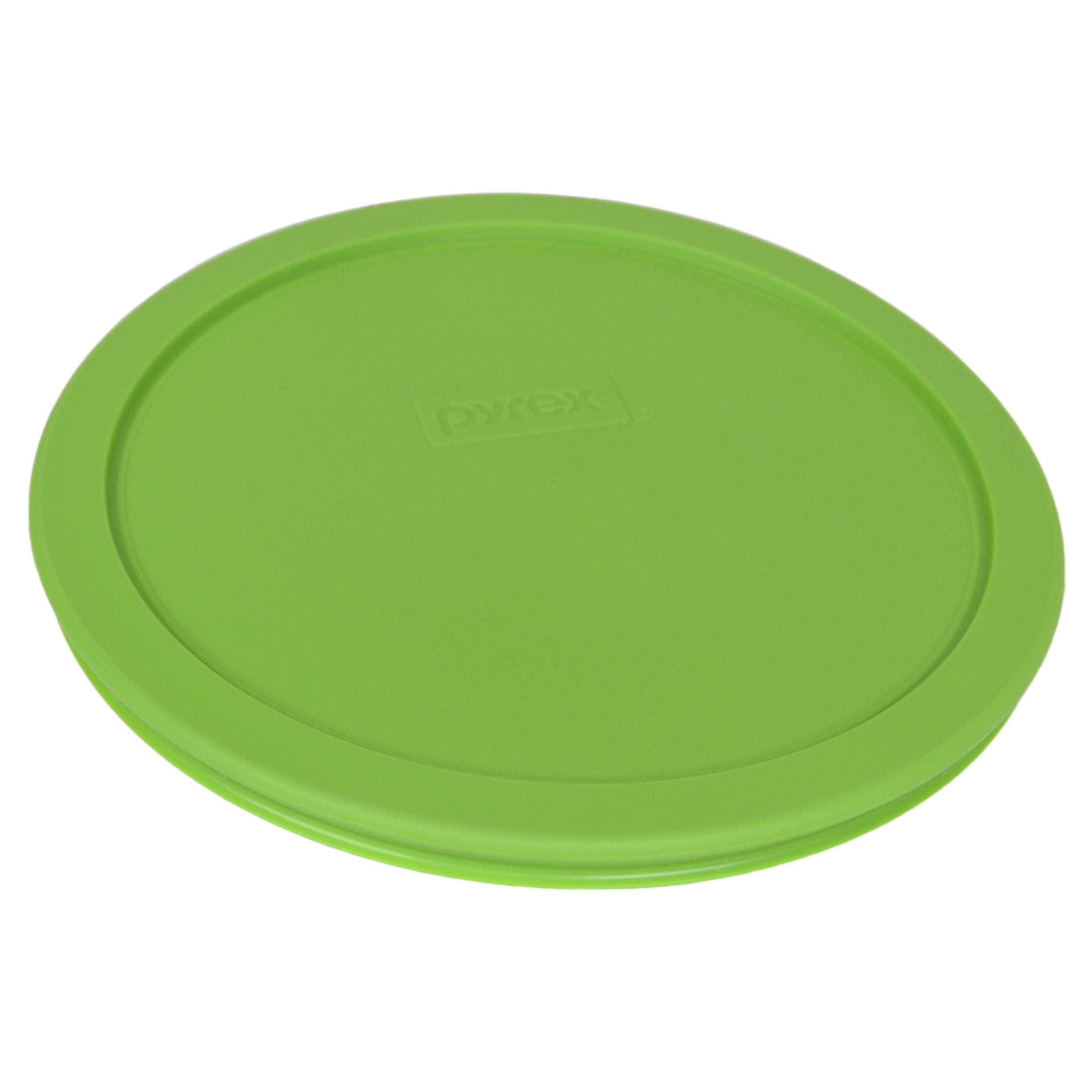 Pyrex (1) 7403-PC Pink lid & (1) 7402-PC Green lid & (1) 7201-PC Surf Blue Lid Made in the USA