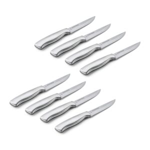 Farberware Stainless Steel Steak Knife Set, 8-Piece, Stainless Steel