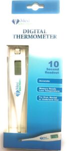 med solutions digital thermometer (oral, rectal or underarm) 10 second readout