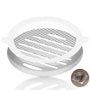 ppkkai，30 pack disposable shower drain hair catcher，shower drain dog hair catcher，mesh filter sink strainer stickers，bathtub drain for kitchen bathroom