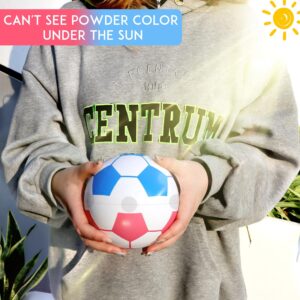 Gender Reveal Soccer Ball with Powder, Revelacion de Sexo de Bebe 2 Big Bags of Pink and Blue Gender Reveal Powder for Boy or Girl Baby Gender Reveal Ideas