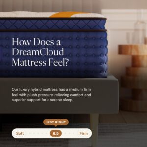 DreamCloud Premier Rest 16" Twin XL Mattress - Luxury Hybrid Memory Foam - 365 Night Trial - 8 Premium Pressure-Relieving Layers - Forever Warranty - CertiPUR-US Certified