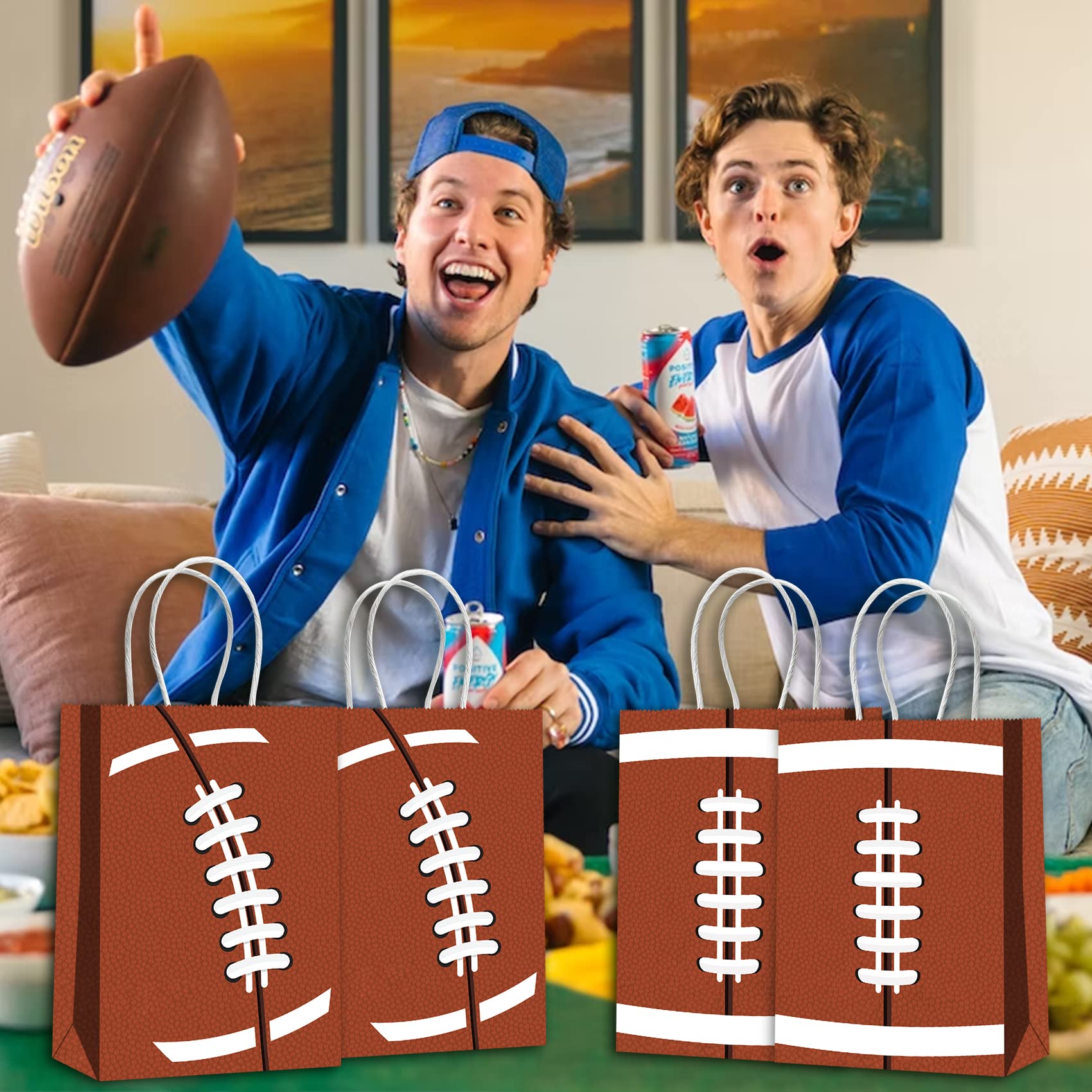 16 PCS Football Party Bags