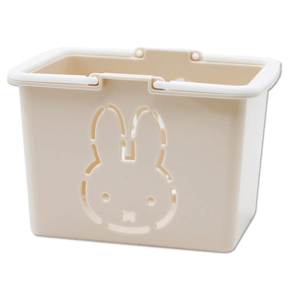 Tees Factory MF-5542224WH Miffy Mini Color Basket, White, Approx. H 3.1 x W 4.6 x D 3.3 inches (8 x 11.7 x 8.5 cm)