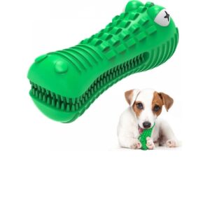 Dealhub Dog Chew Toy, Natural Rubber Dog Toothbrush Aggressive Chewers, for Medium to Large Dogs, Squeaky Dog Toy, Extremely Durable Dog Toy