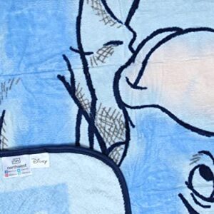 Disney Winnie The Pooh Eeyore Handstand Micro Raschel Fleece Throw Blanket 48" x 60"