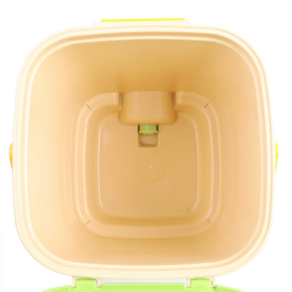 Food Waste Compost Bin, 21L Bokashi Bucket Kitchen Food Waste Bucket Recycle Composter Aerated Compost Bin Portable Indoor Storage Composting Collector Container Trash Pail