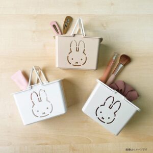 Tees Factory MF-5542224WH Miffy Mini Color Basket, White, Approx. H 3.1 x W 4.6 x D 3.3 inches (8 x 11.7 x 8.5 cm)