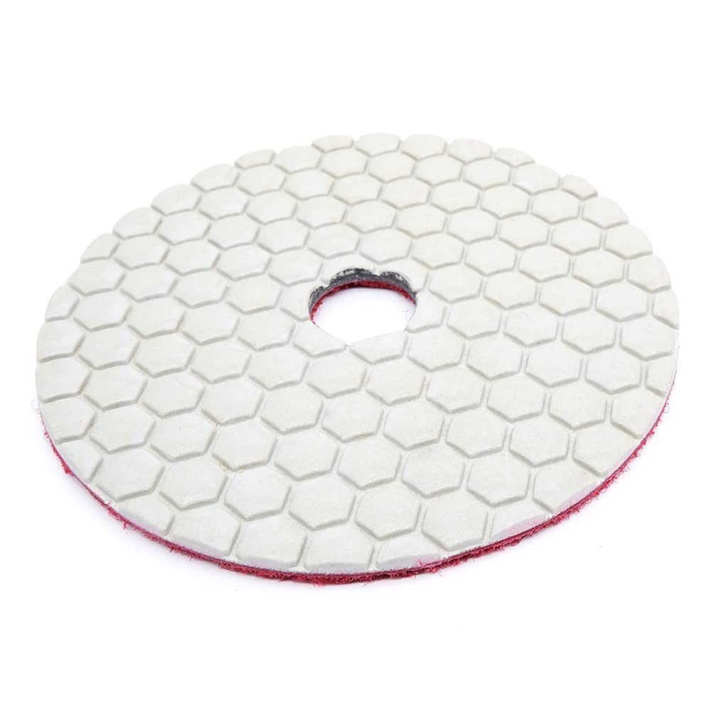 Dry 3 Step Diamond Polishing Pads Kit 4 Inch 3-Pack Step 2 for Granite Quartz Marble Concrete Terrazzo