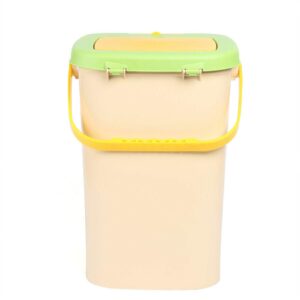 Food Waste Compost Bin, 21L Bokashi Bucket Kitchen Food Waste Bucket Recycle Composter Aerated Compost Bin Portable Indoor Storage Composting Collector Container Trash Pail