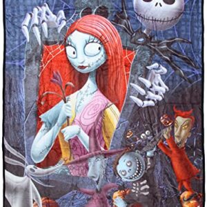 Disney The Nightmare Before Christmas Gang Micro Raschel Fleece Throw Blanket 48" x 60"