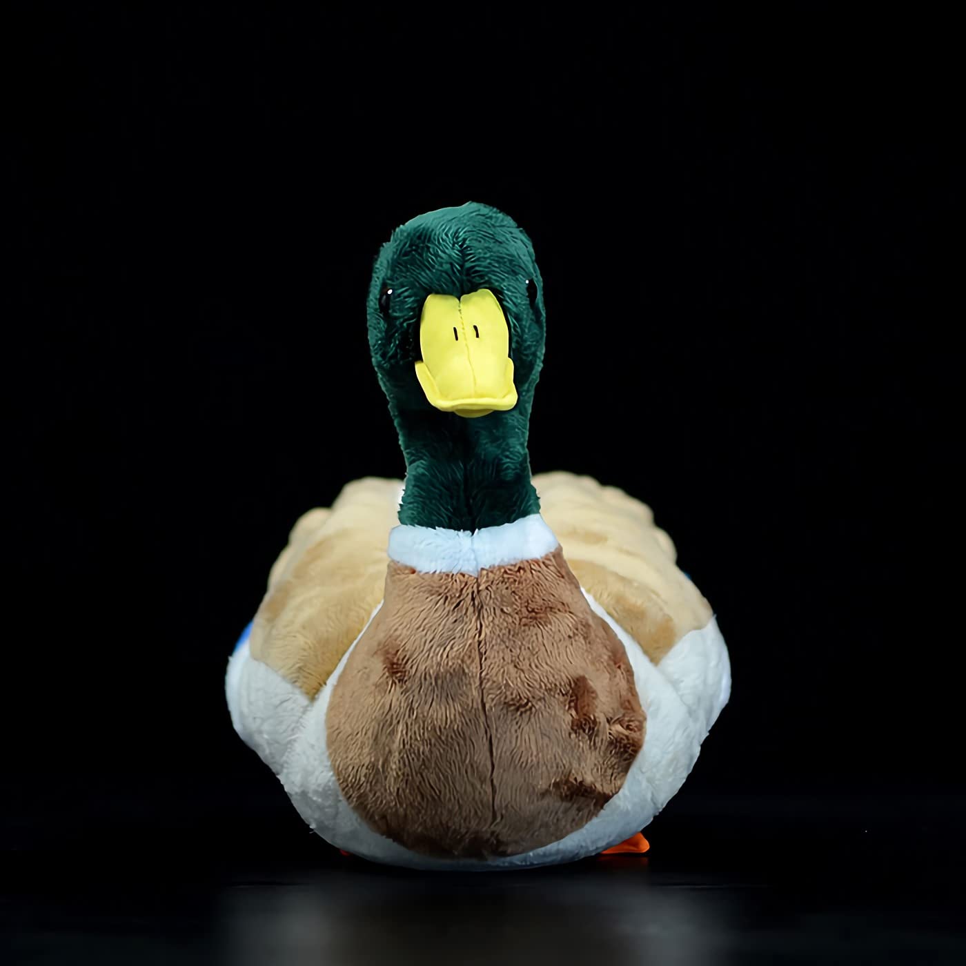 Nohito Kawaii Realistic Mallard Duck Plush Toy Stuffed Animal Lifelike Green Duck Plushie Pillow Doll Home Decoration 12.2" Long (Mallard Duck)