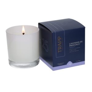 Trapp - No. 25 Lavender de Provence - 7 oz. Signature Candle - Aromatic Home Fragrance with Floral Scent of French Lavender, Clary Sage, & Vanilla Orchid Notes - Petrolatum Wax