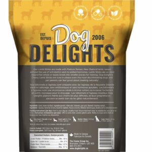 Dog Delights Chewy Lamb Stick Dog Treats, 35 Ounce