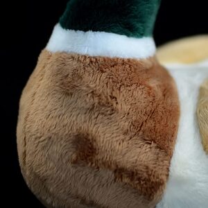 Nohito Kawaii Realistic Mallard Duck Plush Toy Stuffed Animal Lifelike Green Duck Plushie Pillow Doll Home Decoration 12.2" Long (Mallard Duck)