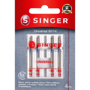 singer 04736 sewing machine needles, 5-pack, 90/14