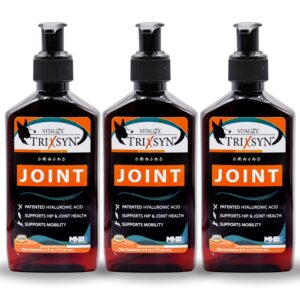 trixsyn canine for dogs - hip and joint care - 6 fl oz, 3 pack, 216 day supply