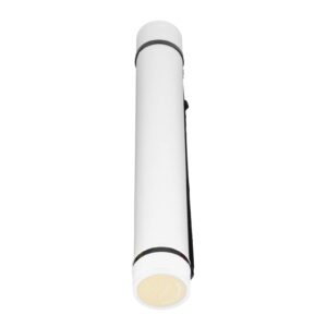 Blueprint Tube, Poster Storage Tube Waterproof Moistureproof Large Capacity Environmentally Friendly Plastic with Strap for Outdoor for Storage for Travel(White)