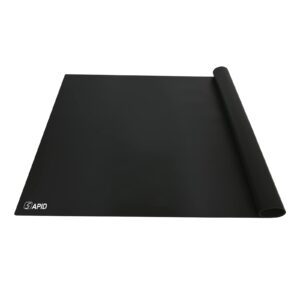 extra large silicone mat 36" x 24" place mats, heat resistant mat for kitchen countertop protector, thick placemats washable silicone mats for kitchen counter mat dining table mat, black, sapid