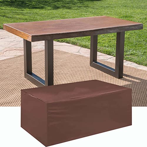 RGRE 48x24x29in Garden Furniture Covers Waterproof, Extra Large Garden Table Cover, Windproof Outdoor Furniture Set Covers, 420D Heavy Duty Oxford Fabric Patio Furniture Cover Square