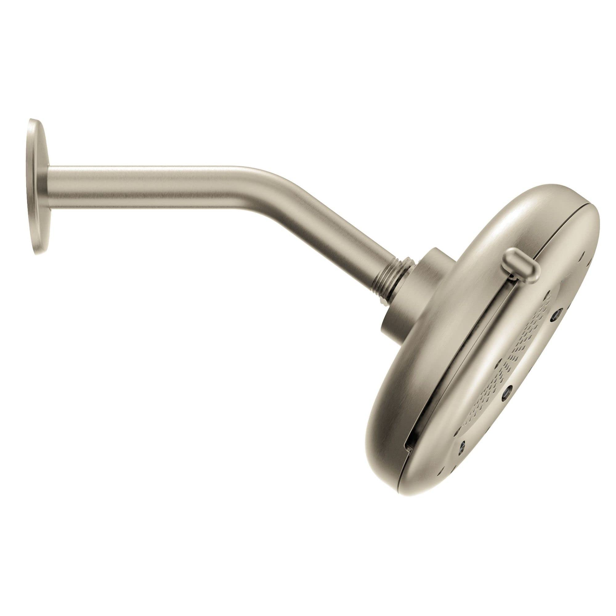 Moen N400R0BN Quattro Rainshower Showerhead with Four Unique Shower Experiences, Brushed Nickel