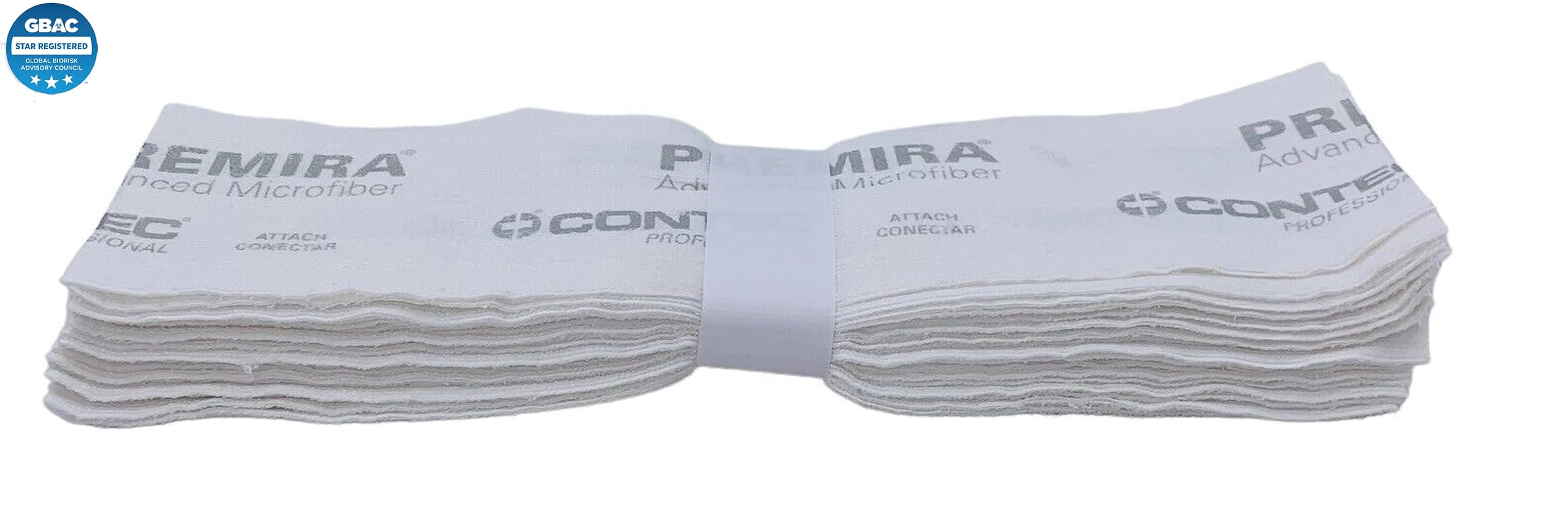 Laundry-Free Premira II Microfiber Pad, 5" x 19", 240 mops/case