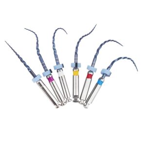 6Pcs S1-F3 Endodontics Files Heat Acticated NiTi Engine Use Super Rotary File 21mm/25mm Endo File (25mm)