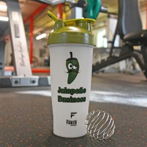 Forza Sports Blender Bottle x Classic 28 oz. Shaker - Jalapeno Business - White