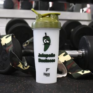 Forza Sports Blender Bottle x Classic 28 oz. Shaker - Jalapeno Business - White