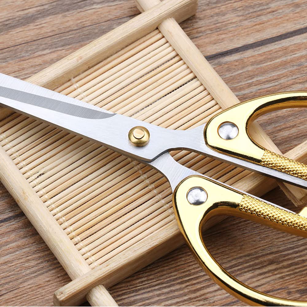 6.3" Stainless Steel Office Scissors,Ultra Sharp Blade Shears,Sturdy Sharp Scissors for Office Home School Sewing Fabric Craft Multipurpose Scissors