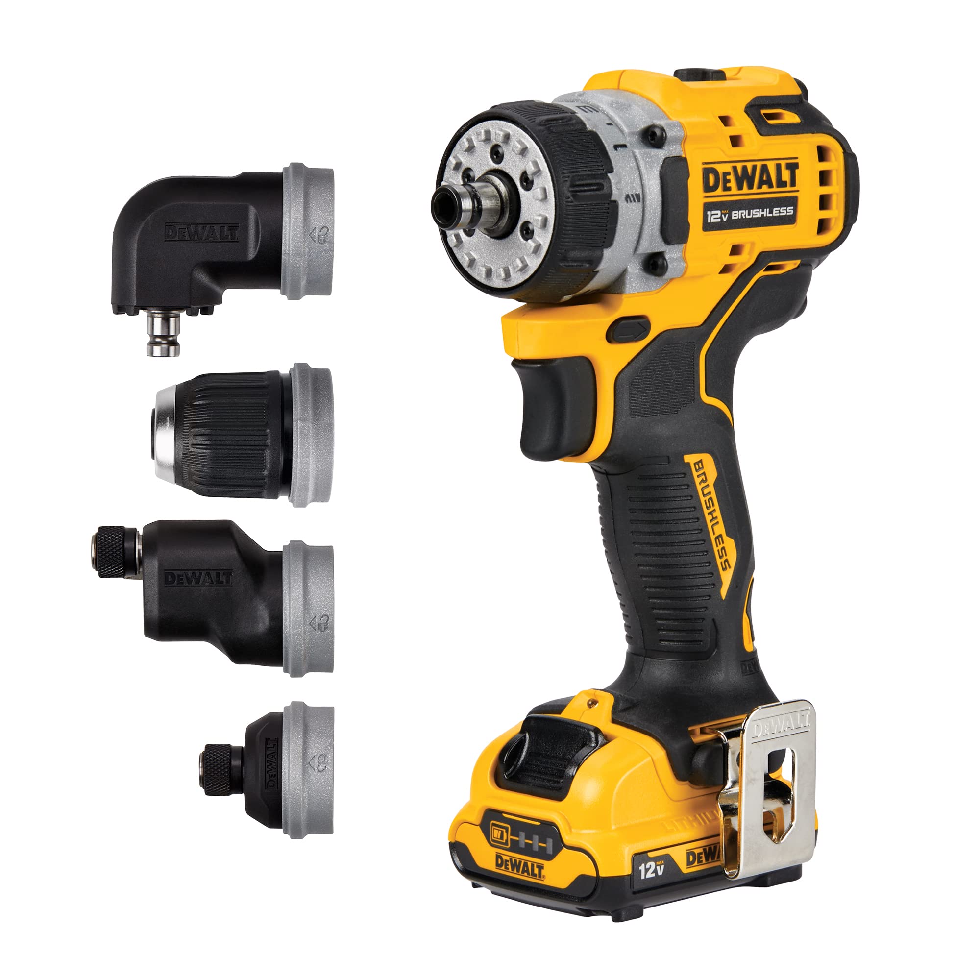 DEWALT XTREME(TM) 12V MAX* Brushless Cordless 5-in-1 Drill/Driver Kit (DCD703F1)