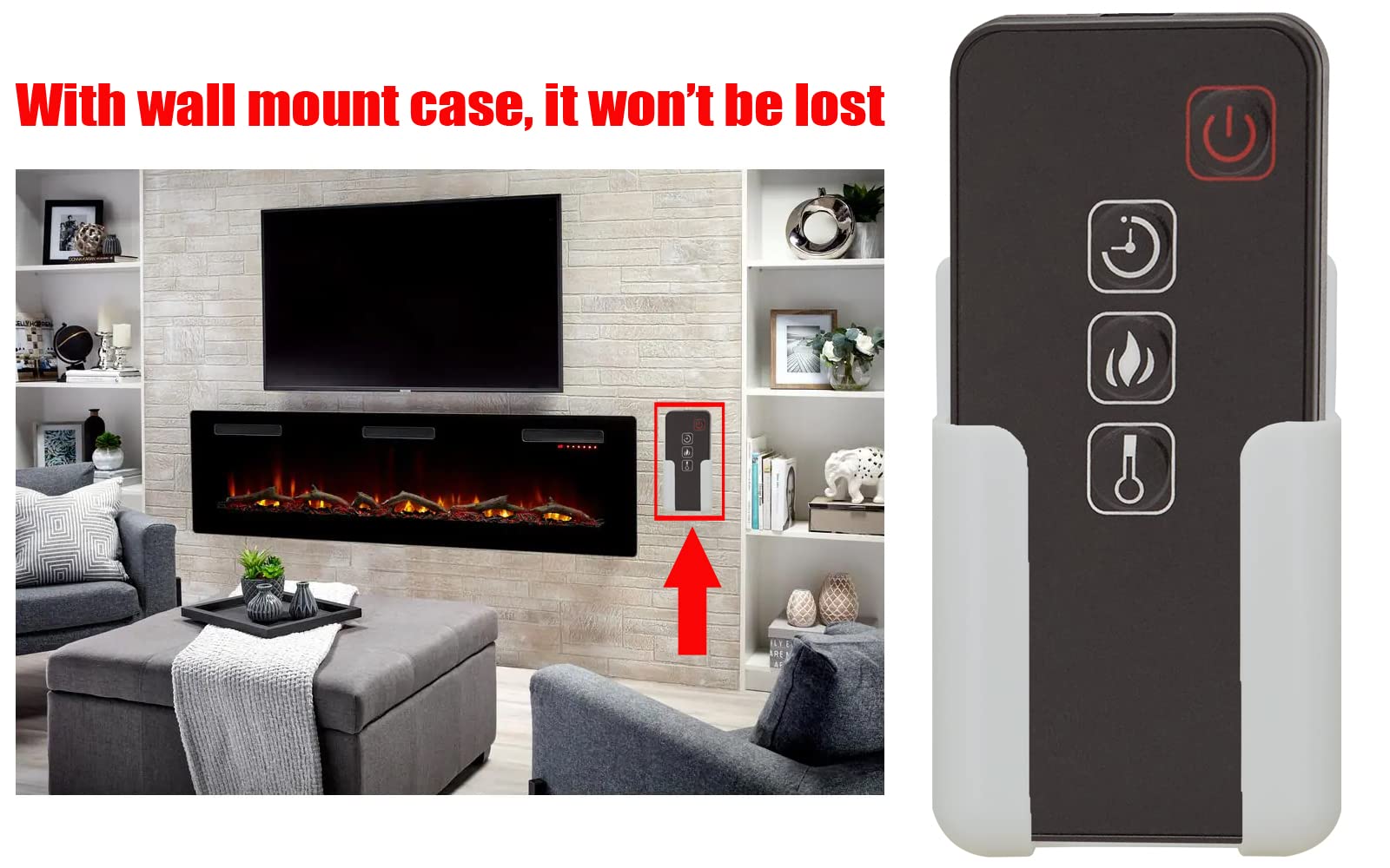 Compatible with Pleasant Hearth Fireplace Stove Heater Infrared Remote Control Jy-3b EF33510AS-15