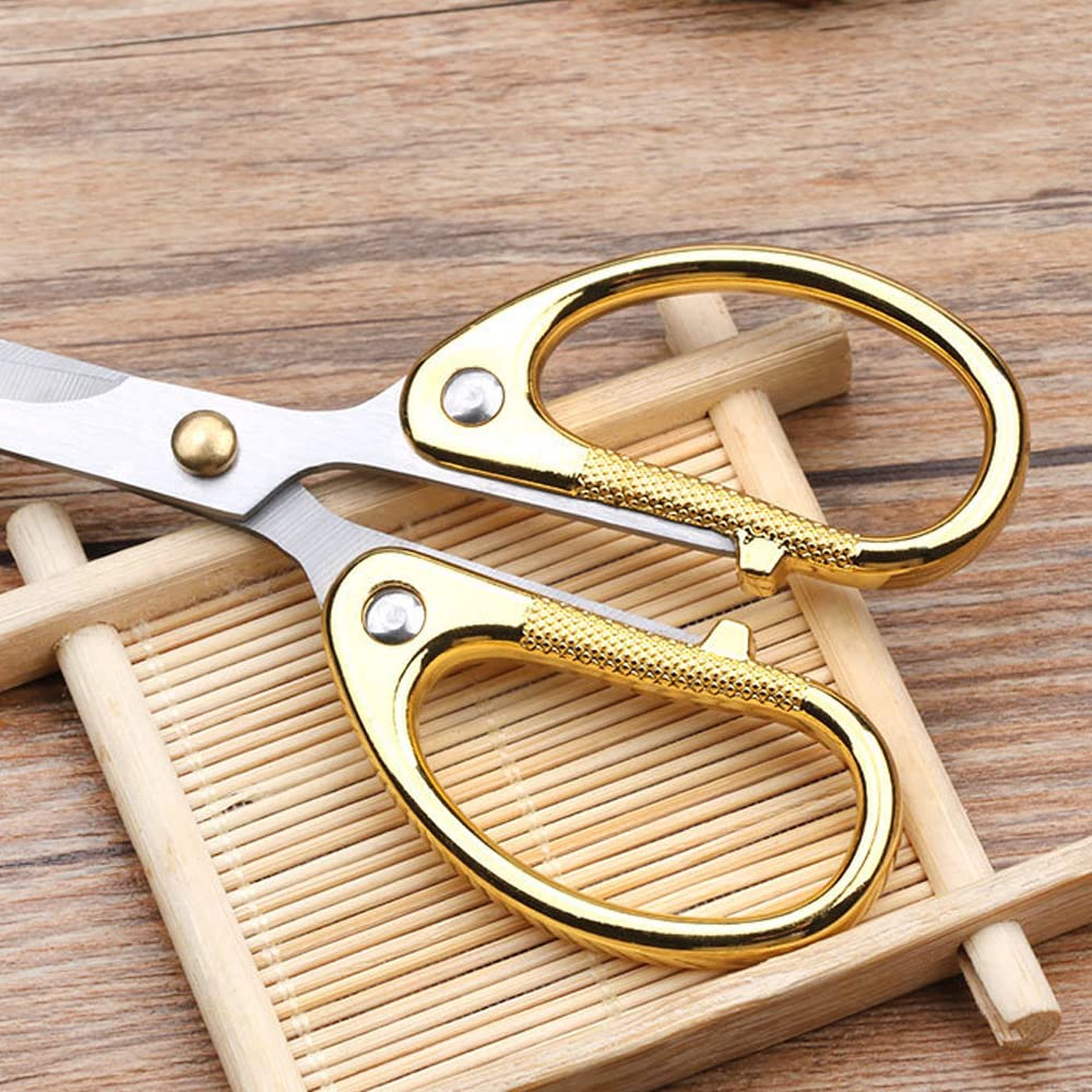 6.3" Stainless Steel Office Scissors,Ultra Sharp Blade Shears,Sturdy Sharp Scissors for Office Home School Sewing Fabric Craft Multipurpose Scissors