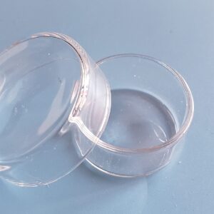 Beyondsupply-lab Glass Petri Dish Clear Borosillicate 30mm(1.18inch=1 3/16 ″) a Set of 5