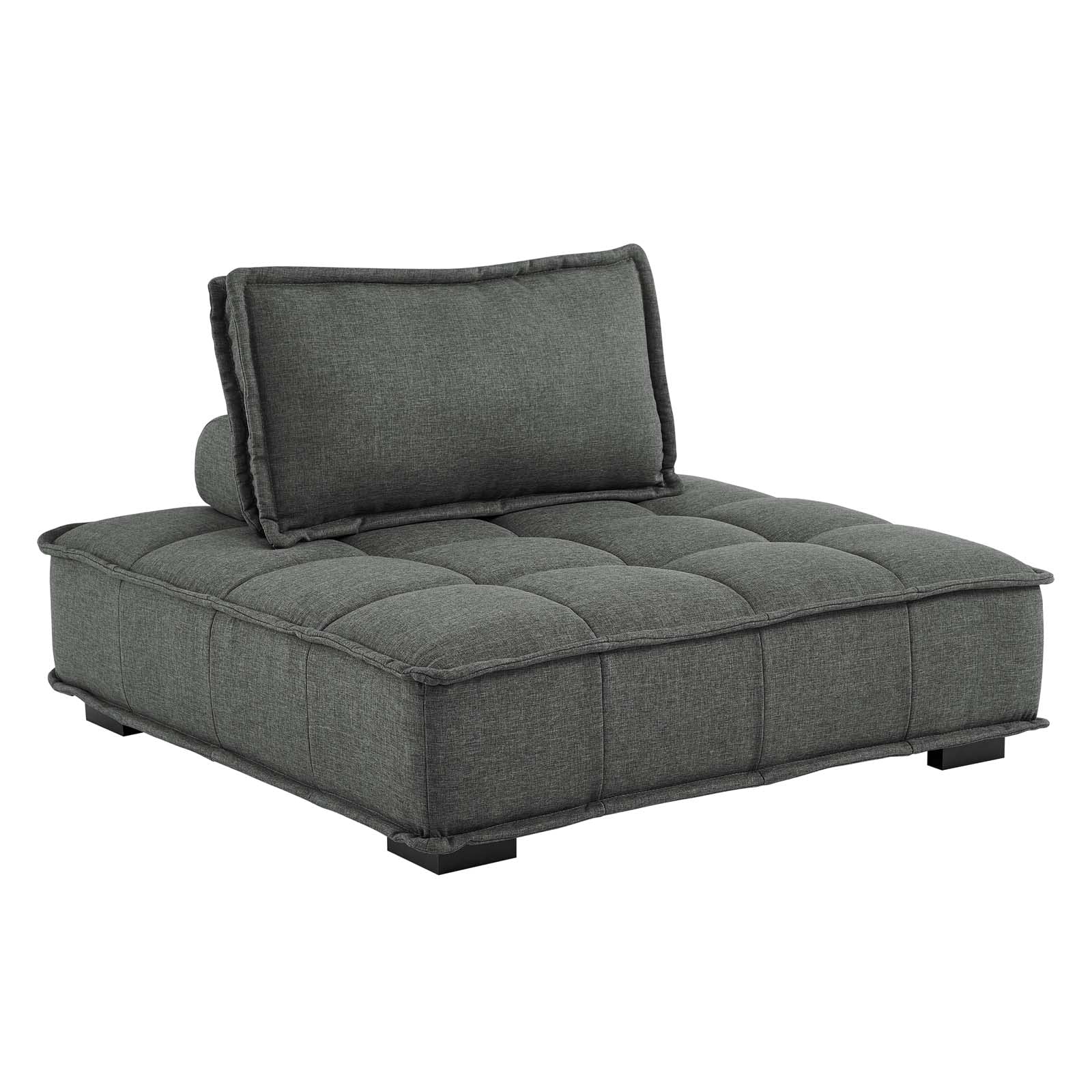 Modway Saunter, 5-Piece Sectional Sofa, Gray