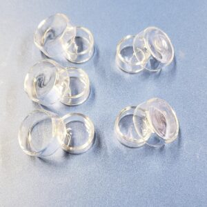 Beyondsupply-lab Glass Petri Dish Clear Borosillicate 30mm(1.18inch=1 3/16 ″) a Set of 5