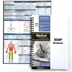 inpatient progress soap notebook for interns and residents – medical history and physical notebook, 200 patient templates for inpatient rounds