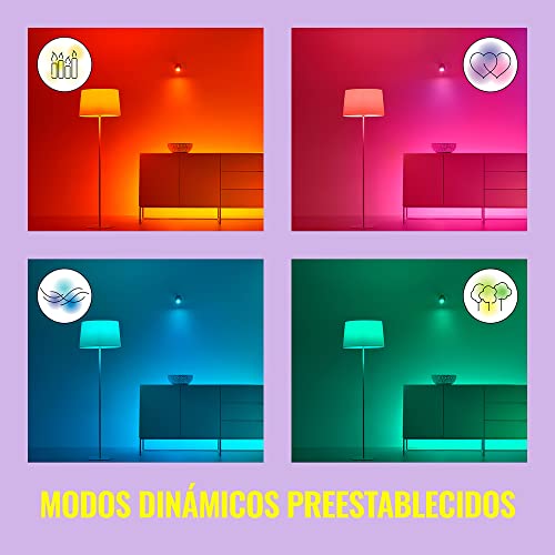 WiZ 40W B12 Color LED Smart Candle-Shaped Bulb - Pack of 1 - E26- Indoor - Connects to Your Existing Wi-Fi - Control with Voice or App + Activate with Motion - Matter Compatible