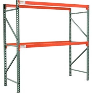 Global Industrial Teardrop Pallet Rack Starter, 48"W X 36"D X 96"H