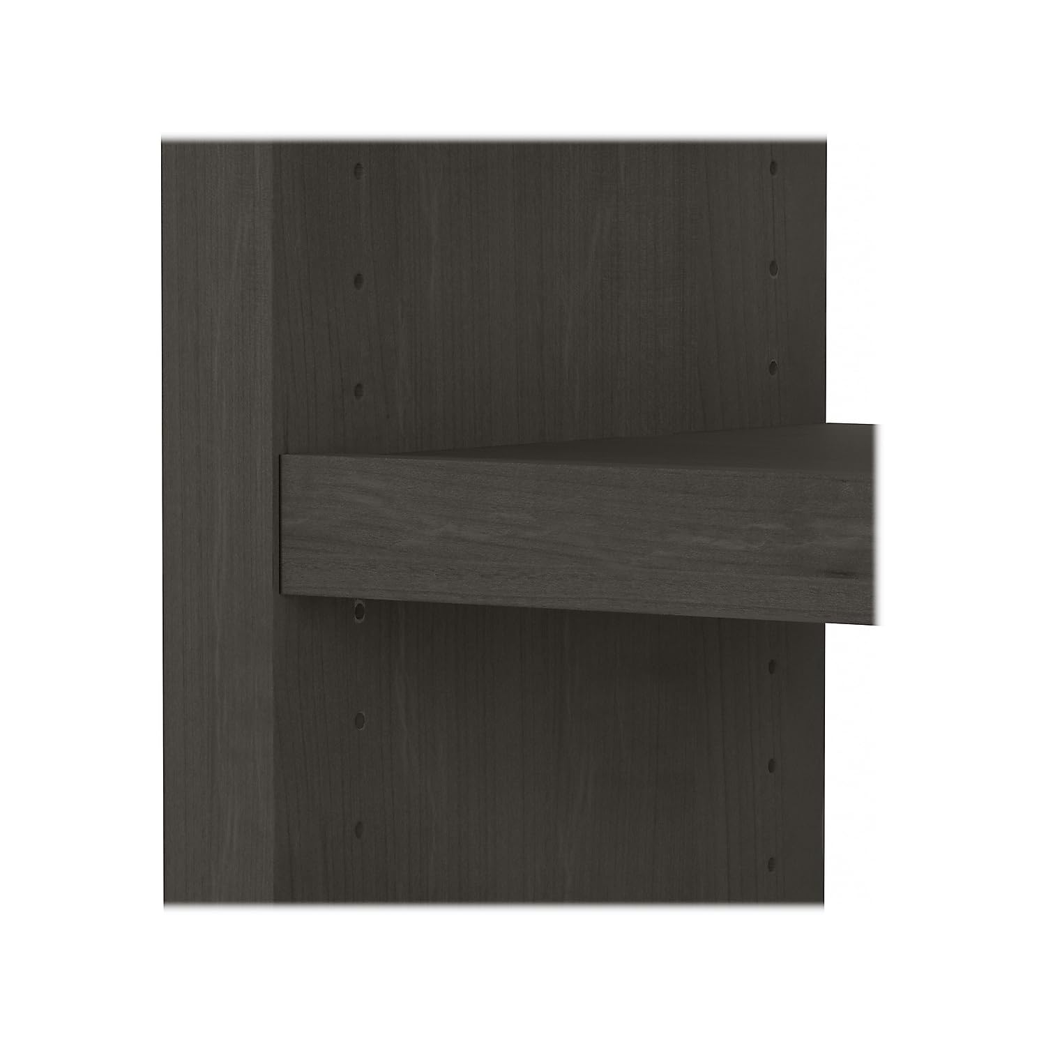 Bush Business Furniture Echo 56W Bookcase Desk in Charcoal Maple