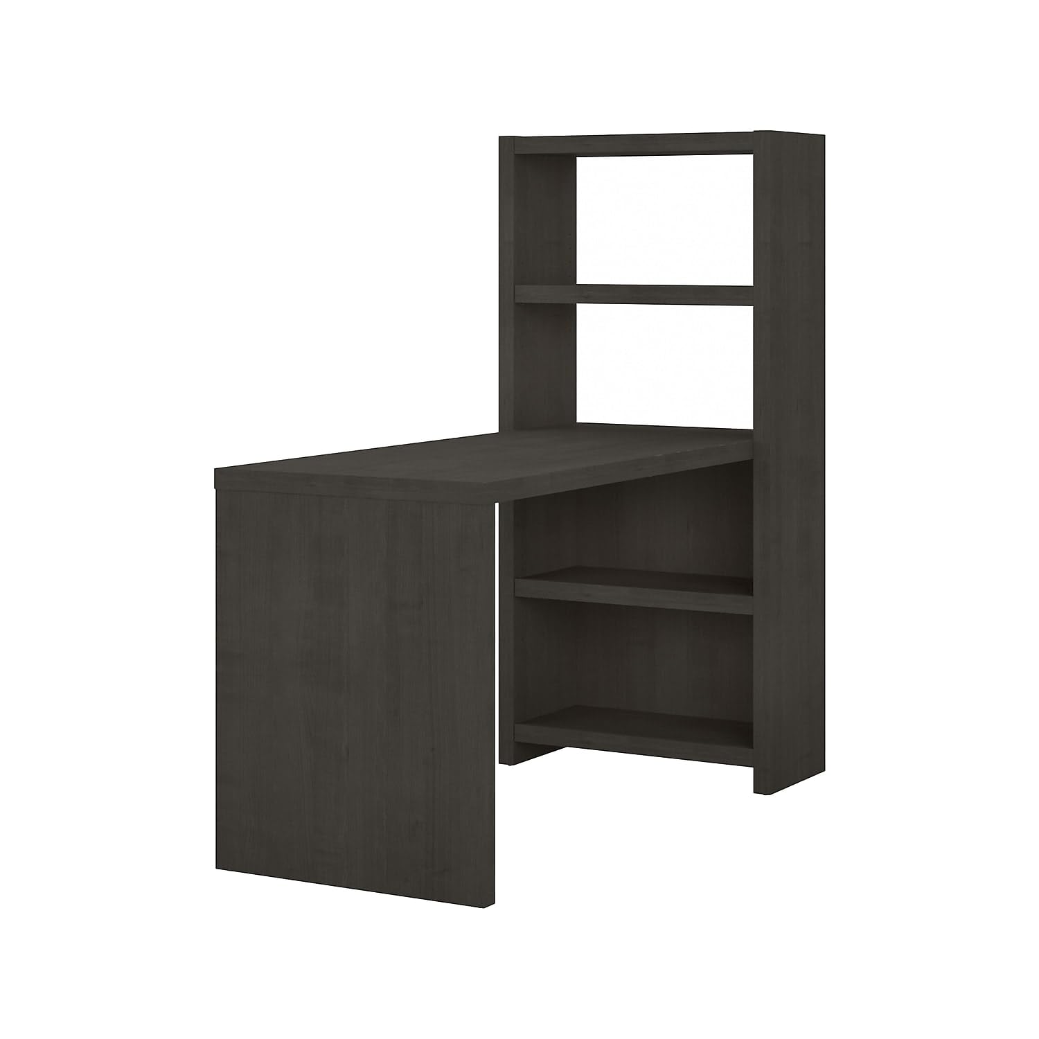 Bush Business Furniture Echo 56W Bookcase Desk in Charcoal Maple