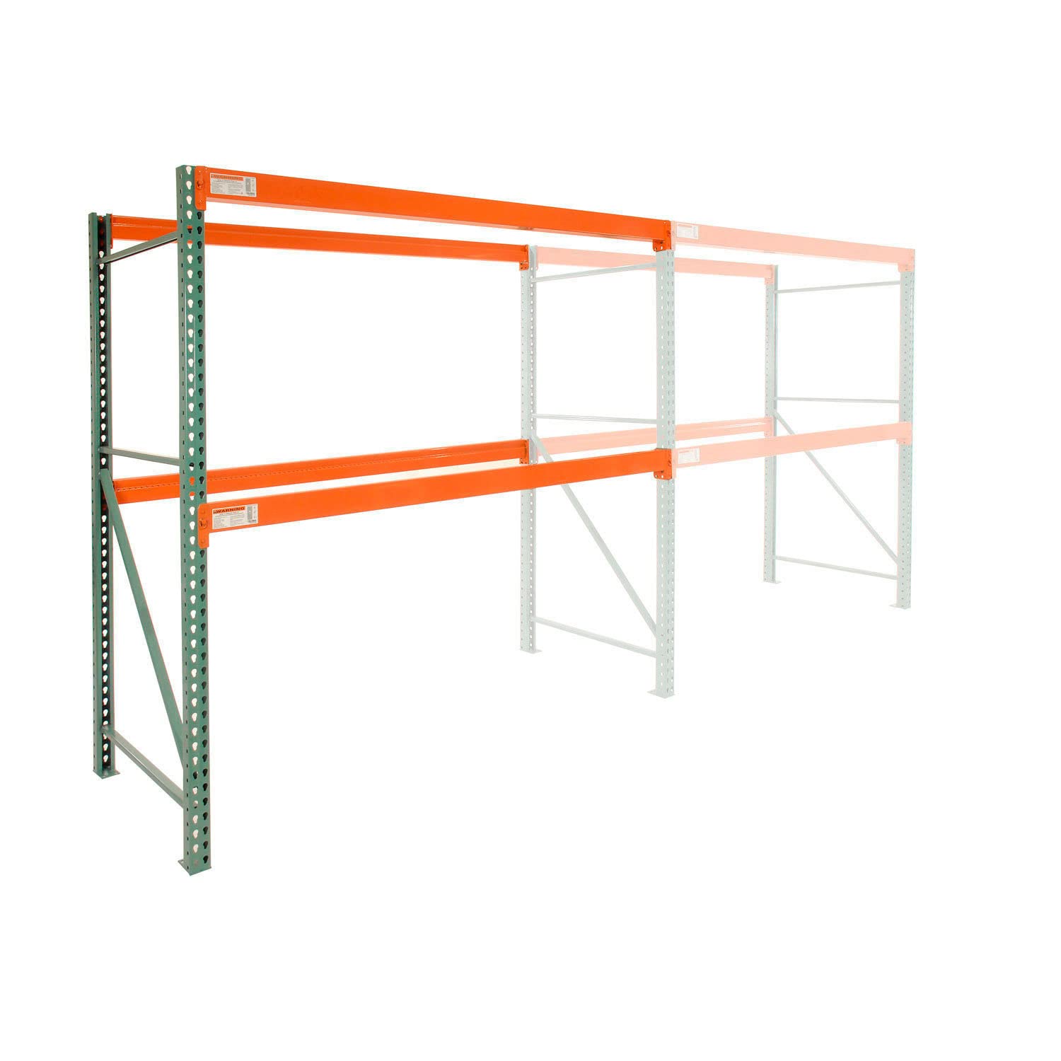 Global Industrial Teardrop Pallet Rack Add-On 120"W X 36"D X 96"H