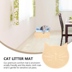 Totority Cat Litter Mat Litter Mat Scratching Pads for Cat Litter Box Mat Scatter Control Household