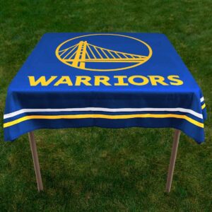 WinCraft Golden State Warriors Logo Tablecloth and Square Table Cover Overlay