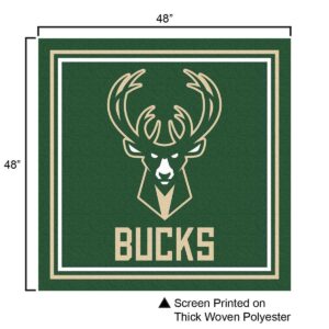 WinCraft Milwaukee Bucks Logo Tablecloth and Square Table Cover Overlay