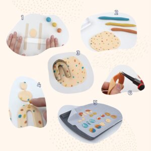 DOODLE HOG Polymer Clay Earring Making Kit, Gift for Teens and Adults, Make 12 Earrings, Jewelry Making Supplies for Kids and Adults - Arts and Crafts for Kids Ages 12+ Girls