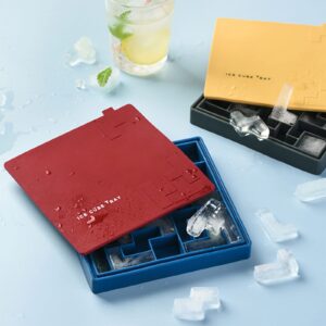 COMFEELING Puzzles Ice Cube Trays Easy Release Silicone Ice Mold for Juice Beverages Cocktail Tea Coffee