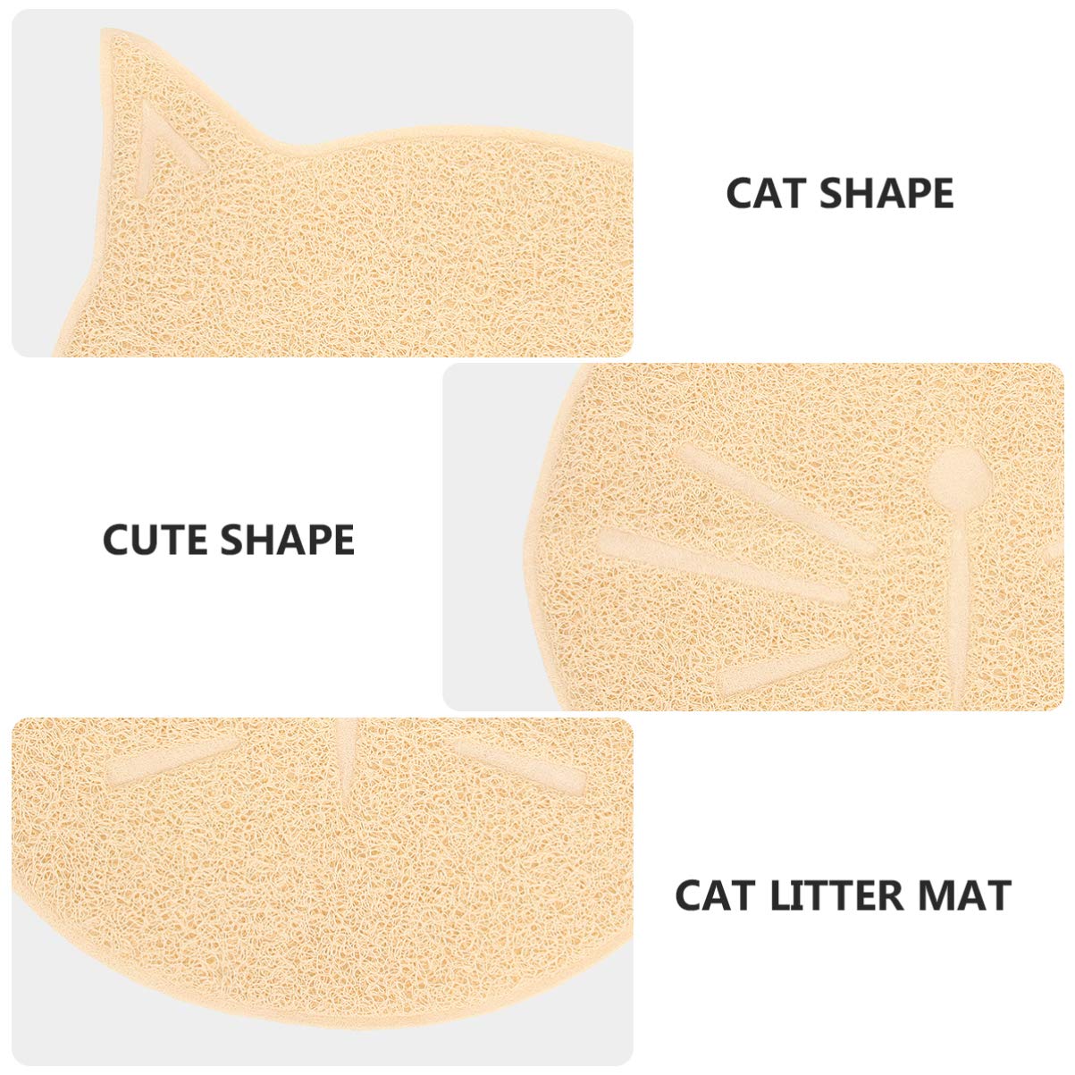 Totority Cat Litter Mat Litter Mat Scratching Pads for Cat Litter Box Mat Scatter Control Household